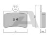 AISIN BPCI-2003 Brake Pad Set, disc brake